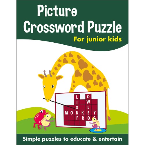 Picture Crossword Puzzles for Junior Kids Green