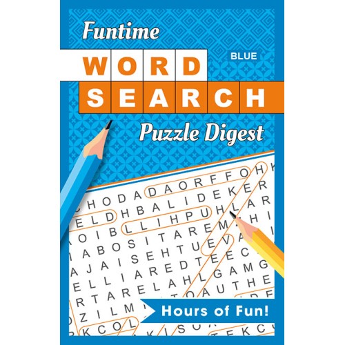 Funtime Word Search Puzzle Digest Blue
