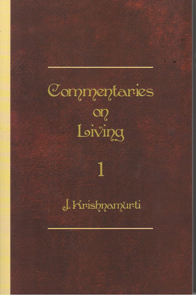 COMMENTARIES ON LIVING VOLUME 1