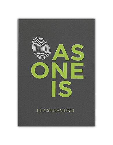 AS ONE IS