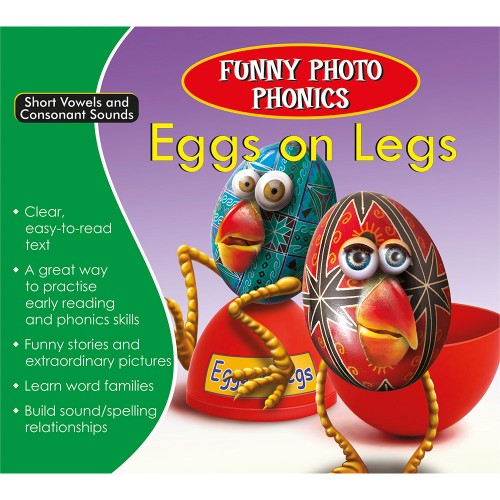 Funny Photo Phonics Eggs on Legs                  