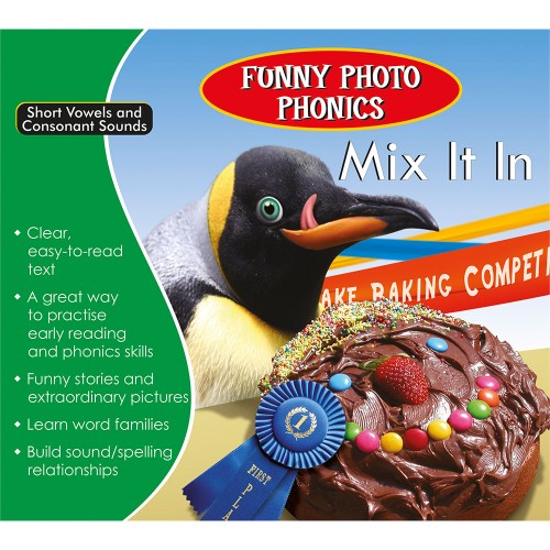 Funny Photo Phonics Mix It In                     