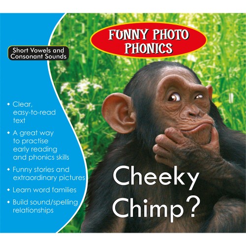 Funny Photo Phonics Cheeky Chimp              