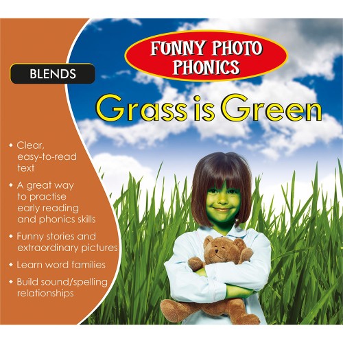 Funny Photo Phonics Grass is Green                