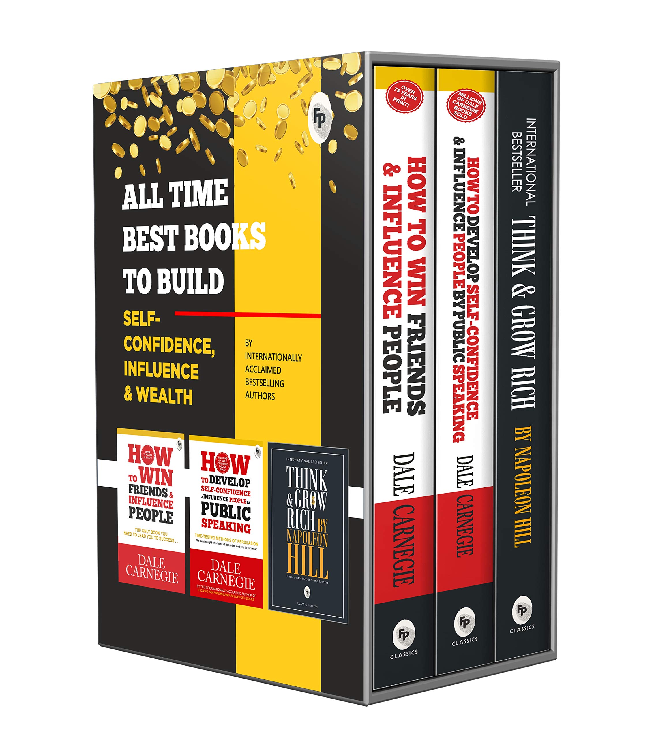 All Time Best Books To Build Self Confidence Influence & Wealth Box Set Of 3 Books
