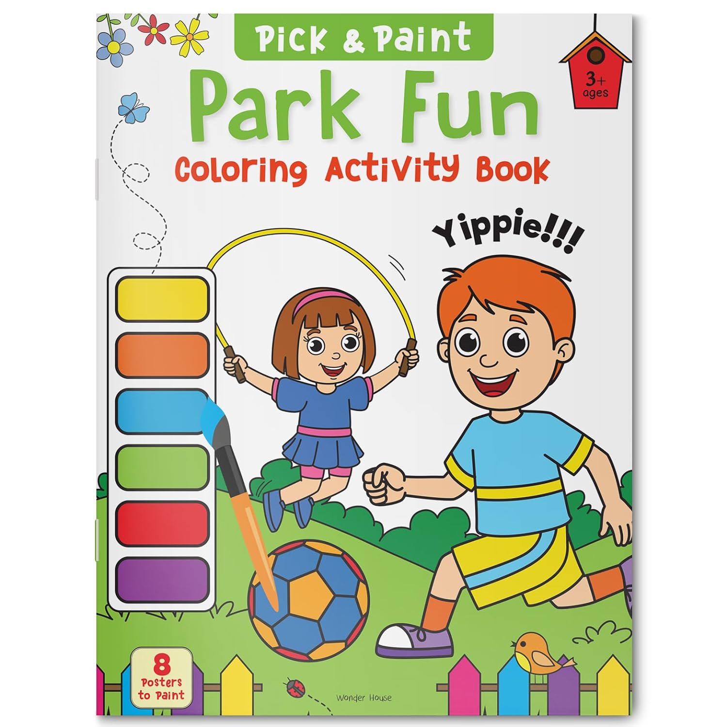 Pick and Paint Coloring Activity Book For Kids Park fun