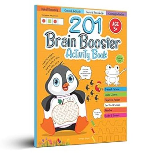 201 Brain Booster Activity Book Age 5+