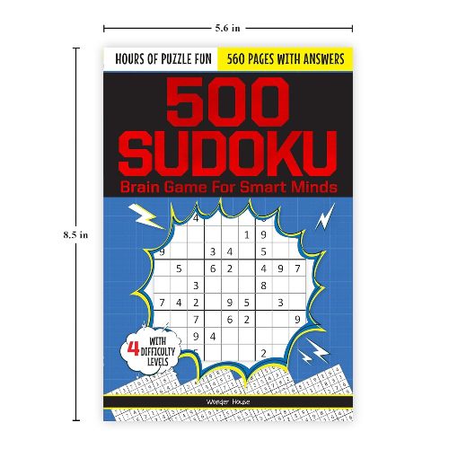 500 Sudoku Brain Game For Smart Minds 