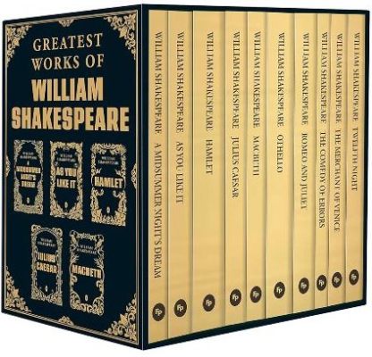 Greatest Works of William Shakespeare (Boxed Set of 10) - Hamlet | Othello | The Merchant of Venice  Macbeth  The Comedy of Errors Romeo and Juliet  Julius Caeser Twelfth Night  A Midsummer Night's Dream  As You Like It