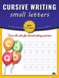 Cursive Writing Small Letters