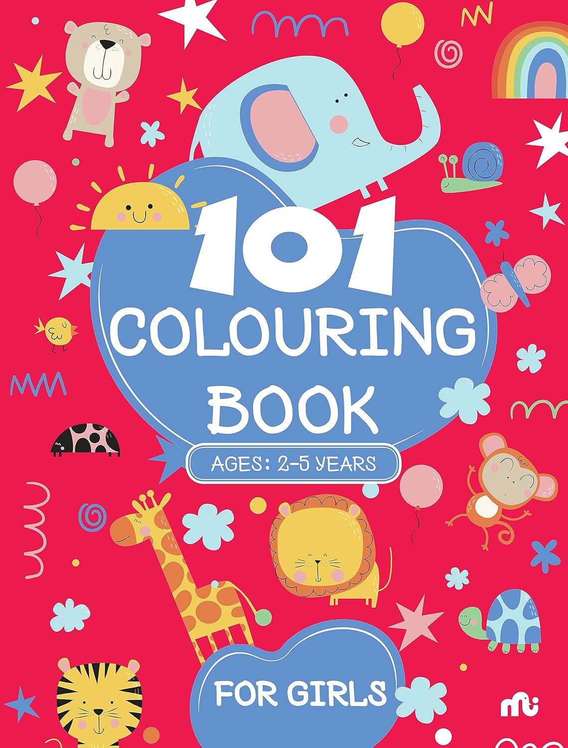101 Colouring Book for Girls