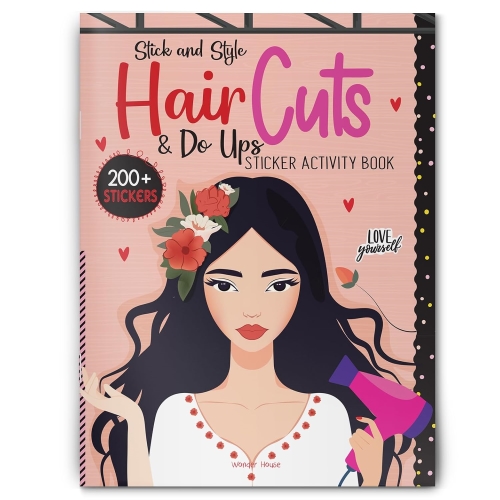 Stick and Style Hair cuts & Do ups Sticker Activity Book