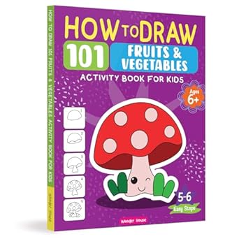 How to Draw 101 Fruits and Vegetables 