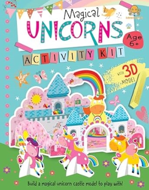 Magical Unicorns Activity Kit 3d Model Making Kit With Book