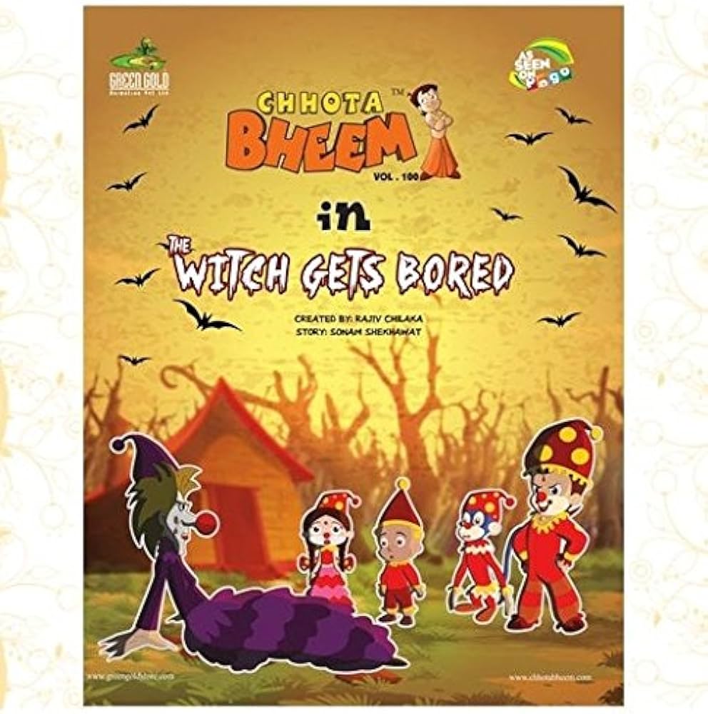 Chota Bheem in The witch gets bored