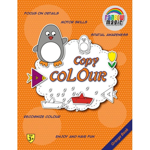 Rainbow Magic Copy Colour Orange Book      
