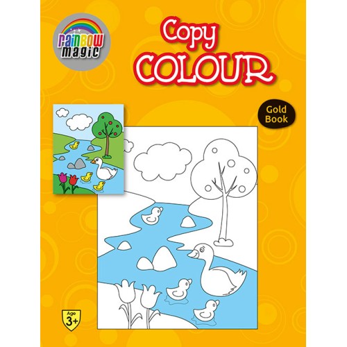 Rainbow Magic Copy Colour Gold Book             