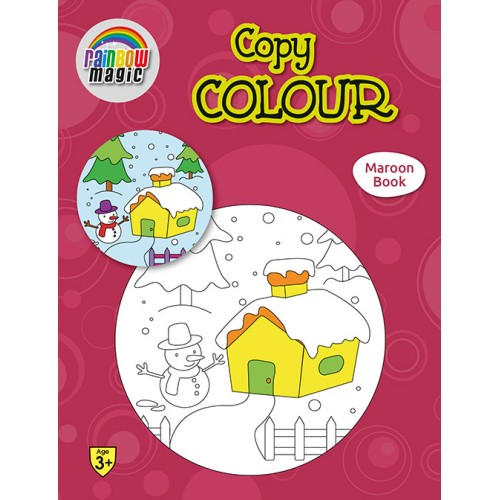 Rainbow Magic Copy Colour Maroon Book           