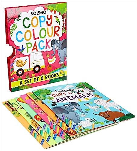 Amazon Brand Solimo Copy Colour Pack Set of 6 Books
