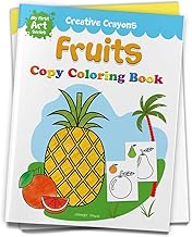 Creative Crayons Fruits Copy Colouring Book