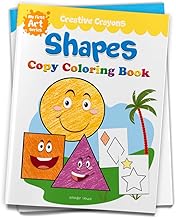 Creative Crayons Shapes Copy Colouring Book