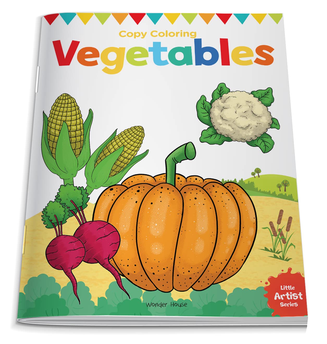 Little Artist Series Vegetables: Copy Colour Books
