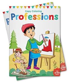 Little Artist Series Professions Copy Colouring