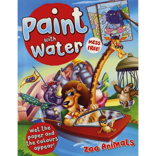 Paint with Water Zoo Animals                      