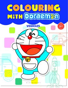 COLOURING WITH DORAEMON VEHICLES