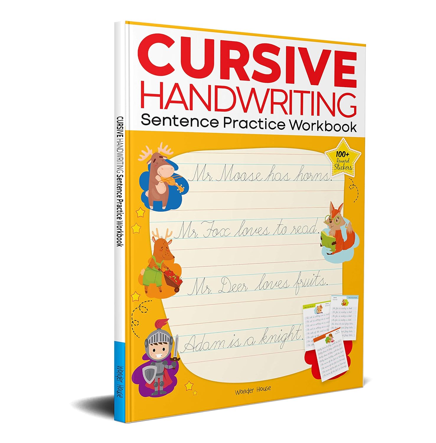 Cursive Handwriting Sentence Practice Workbook