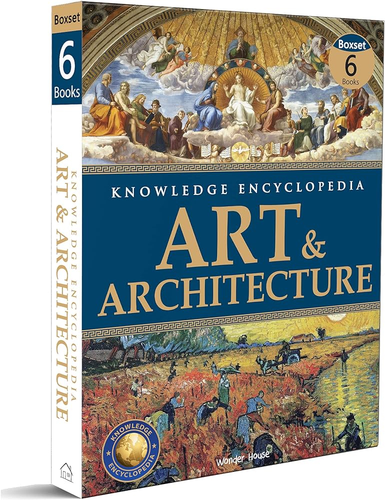 Art & Architecture Collection of 6 Books Knowledge Encyclopedia For Children BOX SET