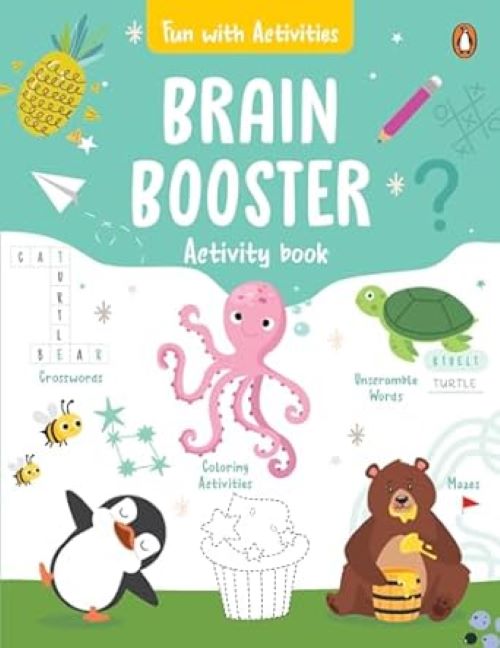 Fun with Activities Brain Boosters Activity Book