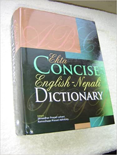 EKTA CONCISE ENGLISH NEPALI DICTIONARY