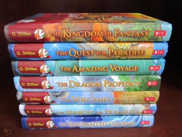 Geronimo Stilton The Kingdom Of Fantasy SET OF 7 BOOKS
