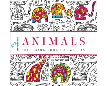 Animals Colouring Book For Adults